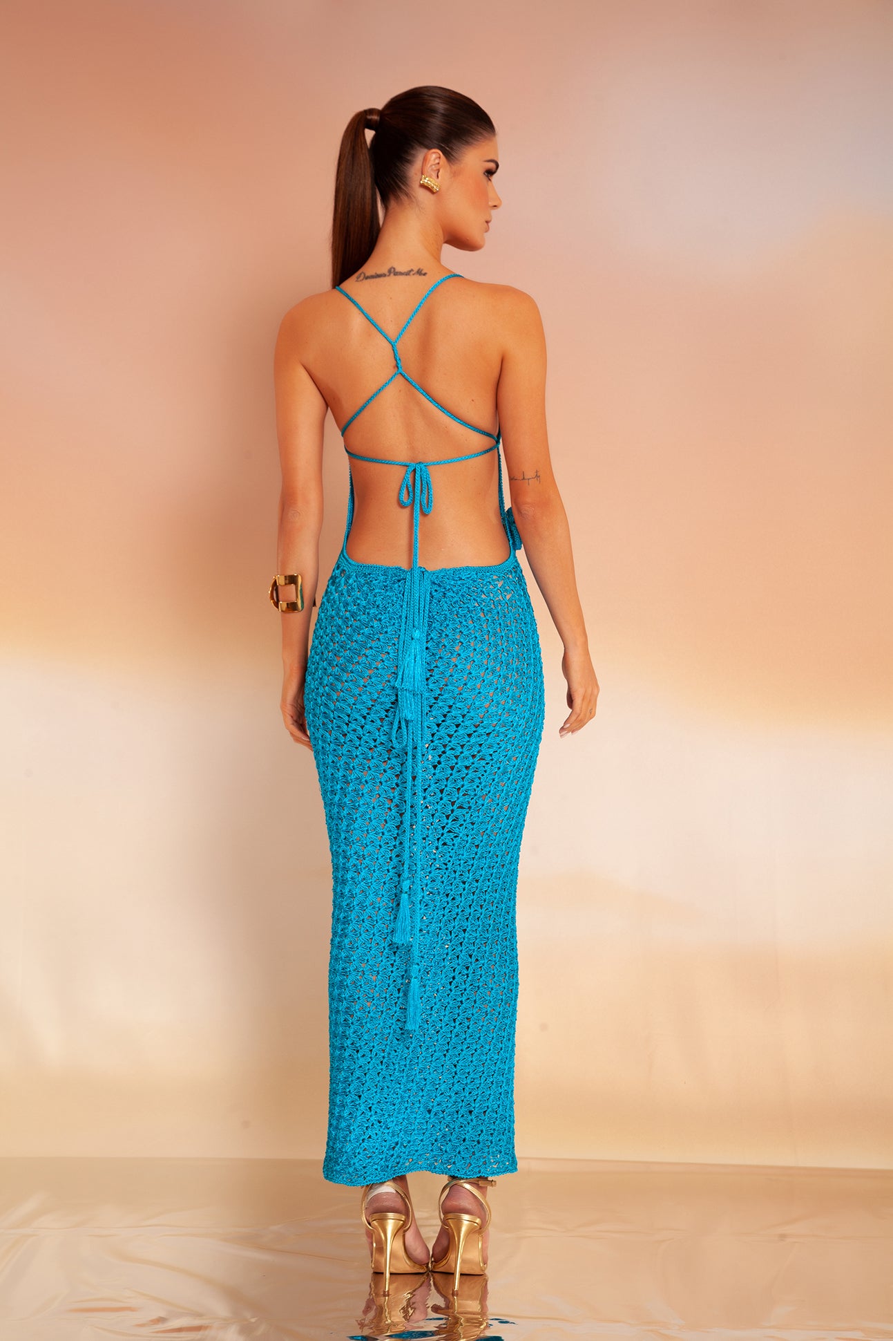 Vestido Blossom longo